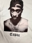 2pac Tupac Shakur Mens T Shirt Xl White Graphic Hip Hop Rap Tee Short Sleeve