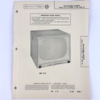 1955 Cbs Columbia Tv 22cx1  2  3  4  22tx1  2 Wire Schematic Service Manual Vtg