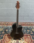 Ovation Applause Ae44-5s Mid-depth Acoustic-electric Guitar - Black Satin