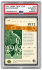 Jack Nicklaus Signed 2001 Upper Deck Golf  115 Trading Card Psa dna Auto 8