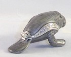 Mandy The Manatee Pewter Bejeweled Hinged Miniature Trinket Box Kingspoint 