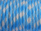 7 Strand Core 550lb Paracord Parachute Type Iii-100ft  sky Blue Camo 74     Cord
