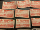 Vtg Lot 85 Gummed Labels For Medicine Bottles Poison Lime Peppermint Drug Store