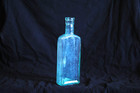 Vintage Antique Clear Glass Medicine Bottle 2