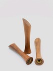 Vintage Mid Century Modern Wood Retro Pole Lamp Replacement Finial 4 25  Long