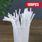 50-1000pcs Multicolor Drinking Straws Disposable Party Wedding Milk Tea Beverage