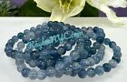 Wholesale 6 Pcs Natural Blue Fluorite 8mm 7 5    Crystal Healing Stretch Bracelet