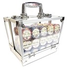 600pc 10g Ceramic Valentino Poker Chip Set with Case