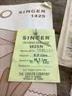 Singer 1425 Instruction Book For Singer Sewing Machine