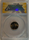 1996-w Roosevelt Dime - Anacs Ms 67 Fsb - 10c West Point Mint