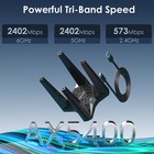 Usb 3 0 Wifi Adapter For Desktop Pc Wireless Wifi 7 Wifi 6e Tri-band Dongle