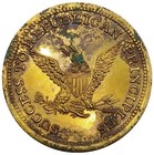  1860  Freedom-1860-1 eagle-212b  r-5  Abraham Lincoln Campaign Token
