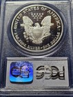 2002-w American Eagle 1 Oz Proof Silver Dollar Pcgs Pr69 Dcam 