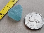Genuine Beach Sea Glass Surf Tumbled Teal Green Blue Ocean Frosted Medium V03