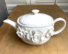 I Godinger Co Porcelain Ivory Capodimonte 3d Teapot W Lid 5 5 X 9 5    1980 s 90 s