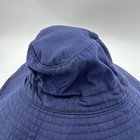 Coolibar Kid s Upf 50  Caspian Navy Blue Bucket Hat W  Chin Strap Size S m Youth