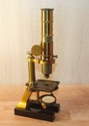 Rare Antique Brass Microscope