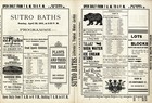 1901 San Francisco Sutro Baths Grand Aquatic Exhibition Antique Swimming Program