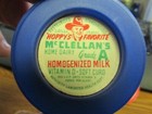 2 Diff Hopalong Cassidy Mcclellan s Dairy Lancaster  Ohio Milk Bottle Caps 33mm