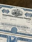 Lot  2 Of 10 Vintage Stock Certificates