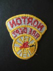   Vintage Rare Norton Fire Dept Shoulder Sew-on Patch Embroidered 
