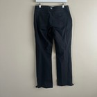 K  hl Women s Black Hiking Pants Nylon Roll Up Zip Pocket Size 4 Regular