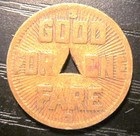 Pittsburgh Railways Co  Transit Token 1922
