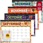12 Months Colorful Assorted Academic Desk Calendar 2026-2027 July 2026 11x17