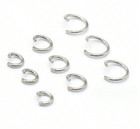 200pcs Stainless Steel Split Open Jump Rings Diy Jewelry Making Open Connectors