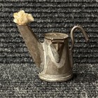 Antique Vintage Chirry Tin Miners Mining Cap Teapot Oil Wick Lamp