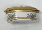 Vintage Gucci Enamel 1987 Christmas Enamel Trinket Pill Covered Box 