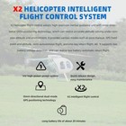 Roban Rtf 470 Size Md500e 4 Blades Rc Helicopter Gjive Blue Hughes Gps Model