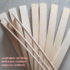 10pcs Replacement Bed Slats 53cm Width Sprung Slats Wooden Bed Slats 68mm Length