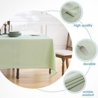 Tablecloth 10 Pack 90   132inch Rectangle Table Cloth Polyester  Stain Wrinkl   