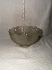 Vintage Art Deco Floral Design Satin Frosted Glass Lamp Light Shade No Cracks