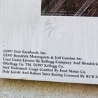 Sam Bass Signed  the Heat Is On  1997 Nascar Print Artist Proof Ltd Ed