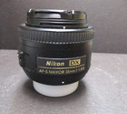 Nikon Nikkor Af-s 35mm F 1 8g Lens With Hb-46 Lens Hood Nikon Mint Dx Lens