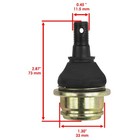 4 Front Lower Upper Ball Joint Fits Yamaha Wolverine R-spec Yxe700 2016-2018