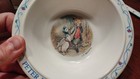 1991 Fred Warne Beatrix Potter Peter Rabbit And Friends 3 Piece Melamine Set