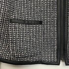 Banana Republic Black And White Tweed Blazer Sz 12  Euc