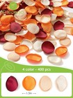 Alecono 400 Pcs Silk Rose Petals  Faux Rose Flower Petals For Wedding Flower    