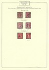 Bahamas 1863-1867 1d Chalon Head Exhibition Lot Sg20-25 Ex-robson Lowe