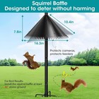 108 Inch Bird Feeder Pole Squirrel Proof  Heavy Duty Bird House Pole  Adjusta   