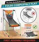 Electronic Basketball Arcade Game - Indoor Sport Games For Kids   Adults Birt   