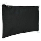 Bank Bags Money Pouch Security Deposit Utility Zipper Coin Bag Black 2 Pack