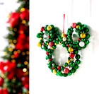 Nwt Disney Mickey Mouse Icon Christmas Holiday Door Wreath 16  X 19  X 4 