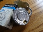 Master Lock 1525 Locker Padlock Combination Dial - New -     Key Is Missing    