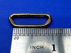 D Ring Gold Tone Small Metal Replacement Bar Parts Belt Buckle Part 