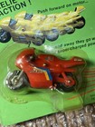 Nos Shinsei Dash Cycle Friction Toy Blister Pack 1980s Motorcycle Kawasaki Red