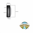 Country Brook Design   3 4 Inch Low Profile Plastic Keepers  25 Pack